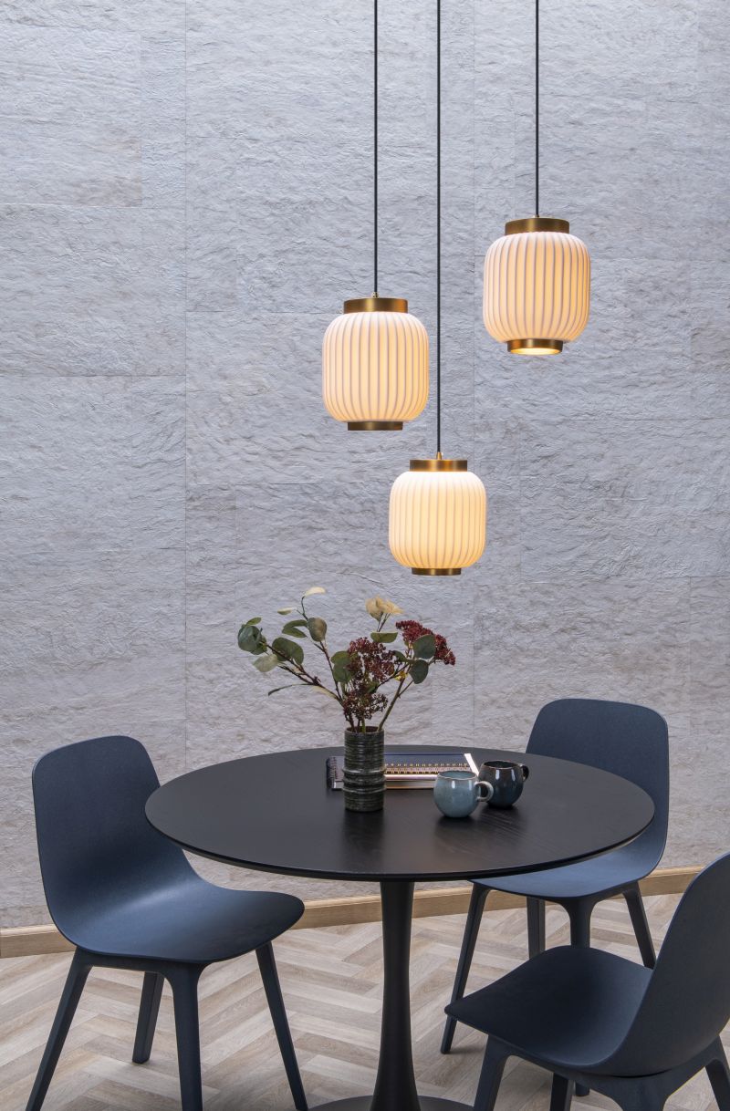 Lucide GOSSE - Závesné svietidlo - 3xE27 - Biele